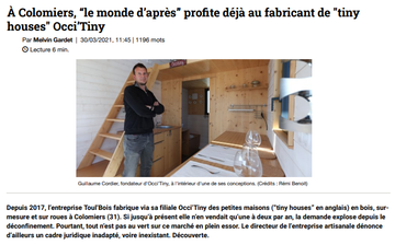 Occit'Tiny dans La Tribune !